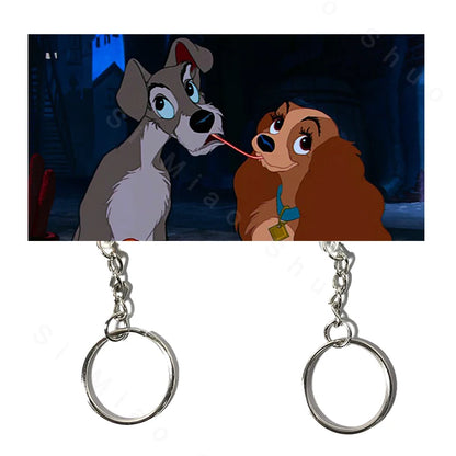 Lion King Key Holder House Wall Cute Couple Keychain Hanger Keys For Perfect Gift Matching Together Key Holder Ring Room Decor
