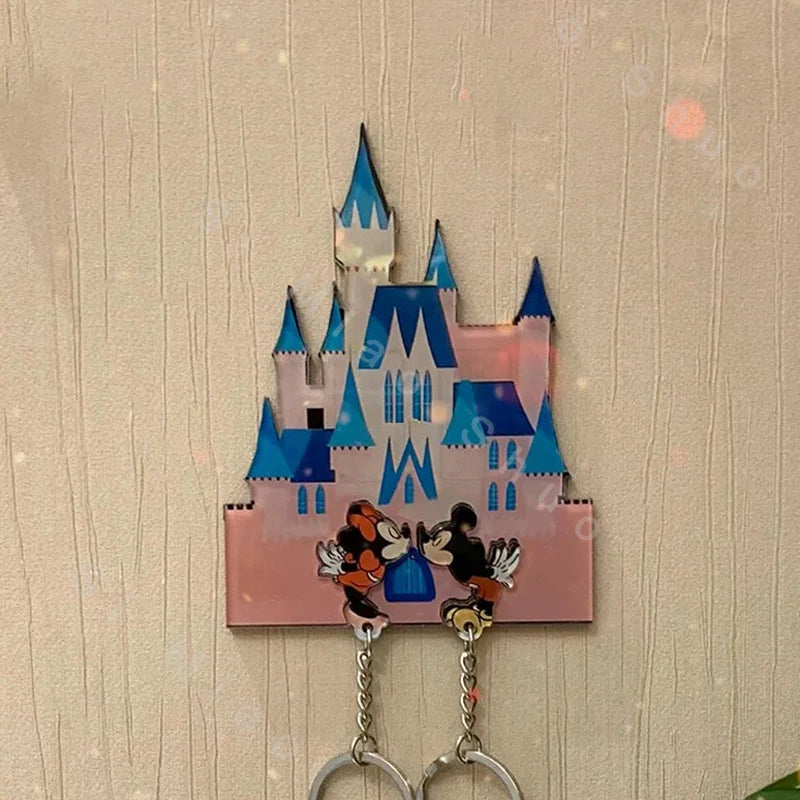 Lion King Key Holder House Wall Cute Couple Keychain Hanger Keys For Perfect Gift Matching Together Key Holder Ring Room Decor